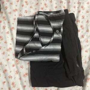Older lululemon bundle, tank in better condition than pants, comes washed